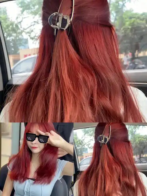 夏季必然发色 橘棕色 显白发色显白发色橘红色夏季颜色质感颜色橘红色