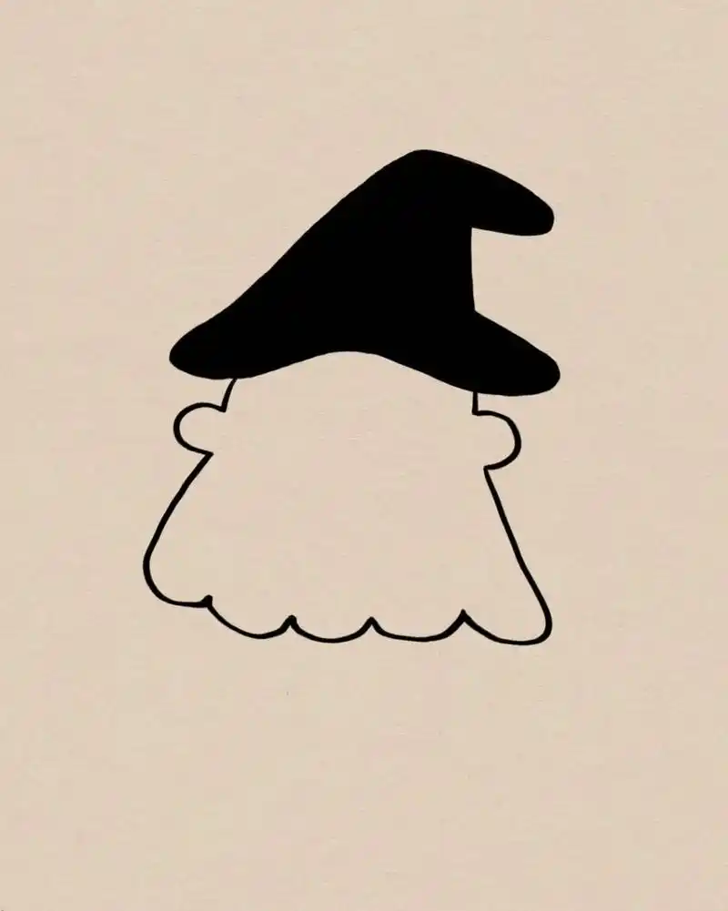 可爱小鬼|简笔画|附过程 临摹 #简笔画教程# #画个简笔画# #简笔画