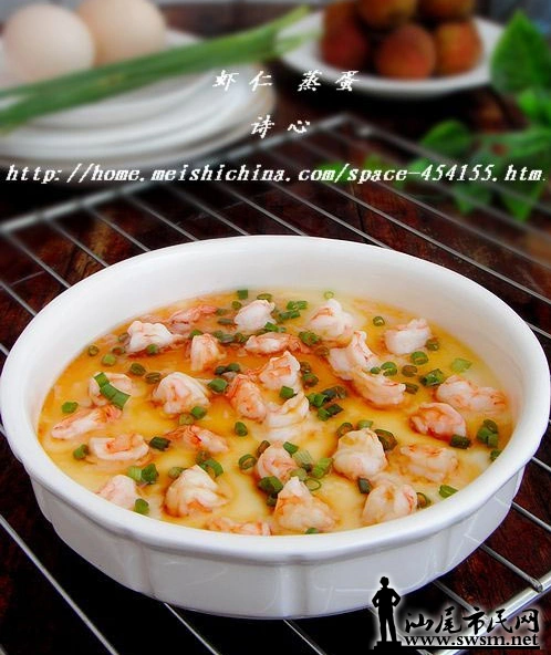 [吃住] 超级鲜美的简单味道----【虾仁蒸蛋】