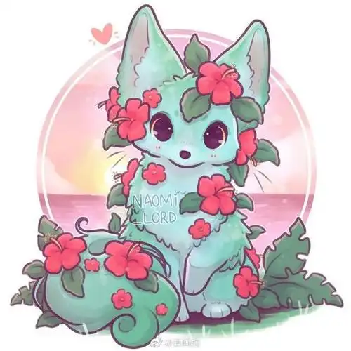 一组超可爱的动物拟人插画分享!