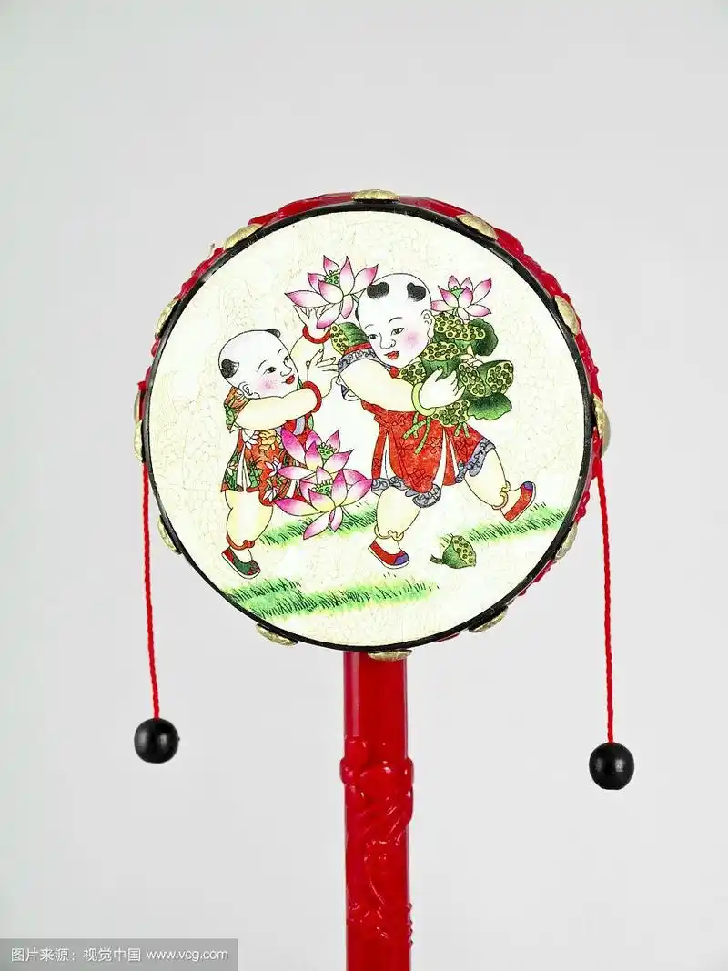中国传统民间玩具-拨浪鼓