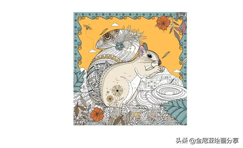 民族风装饰动物画