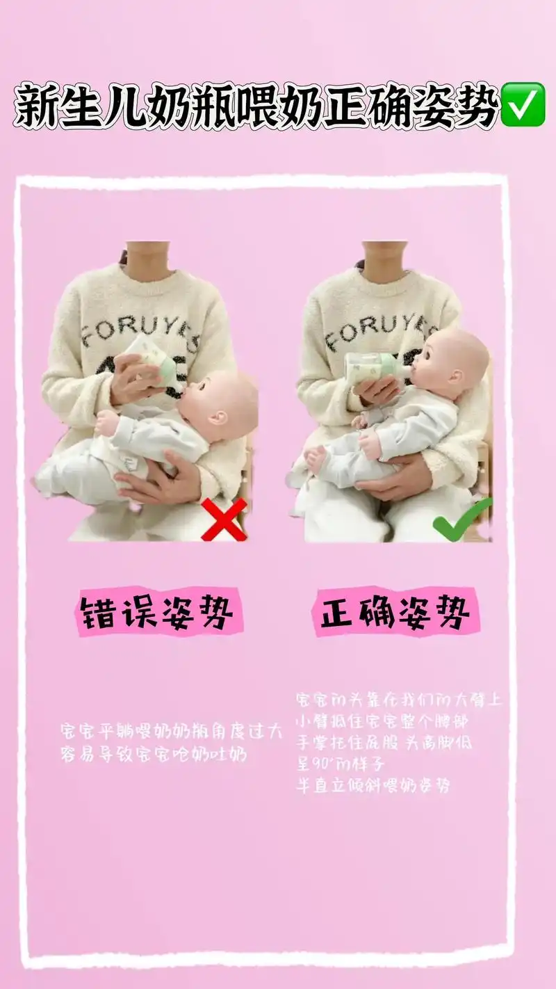 你的奶瓶喂养姿势正确吗71.