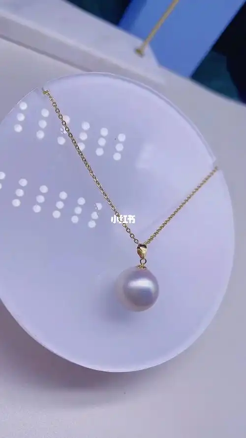 18k金天然淡水珍珠锁骨链