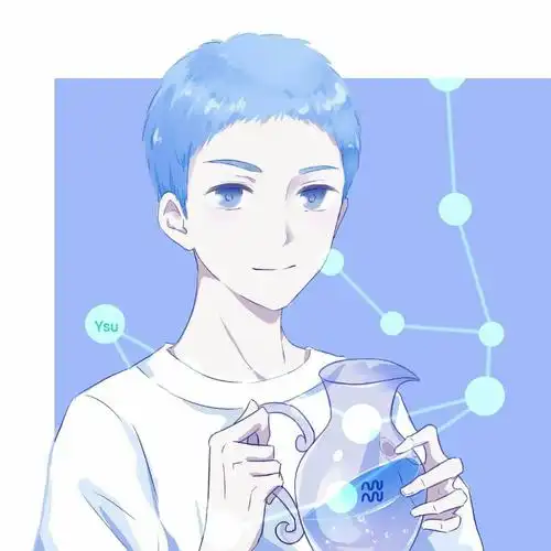 动漫情侣头像水瓶座白羊座画师ysu