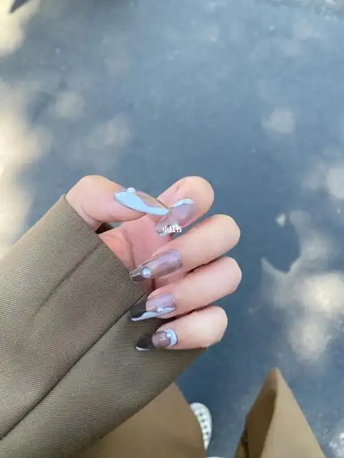 ins风美甲长指甲