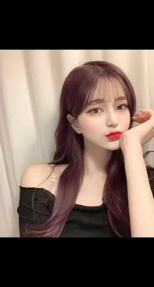 葡萄紫发色夏季显白发色摸着左心房发誓不用漂的紫色有被美到叫