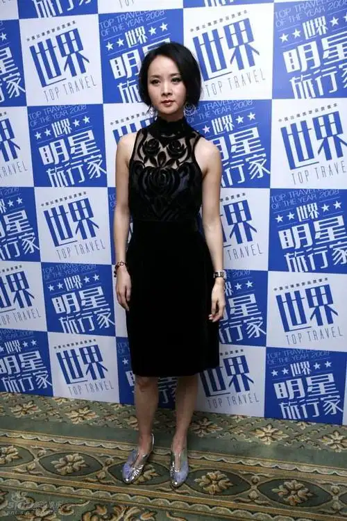 图文明星旅行家颁奖典礼谢兰服装古典