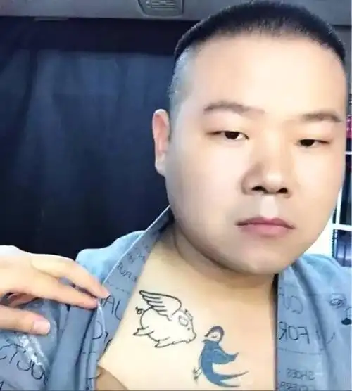 秦霄贤澄清纹身