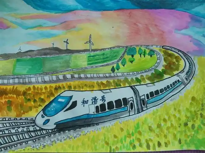 "童心绘高铁 安全伴我行"主题绘画了解铁路安全知识 - 智慧妈咪网