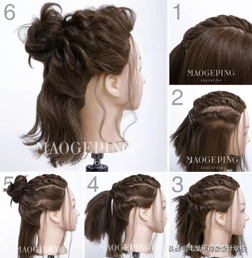 如何扎出好看的发型怎样扎出好看的头发