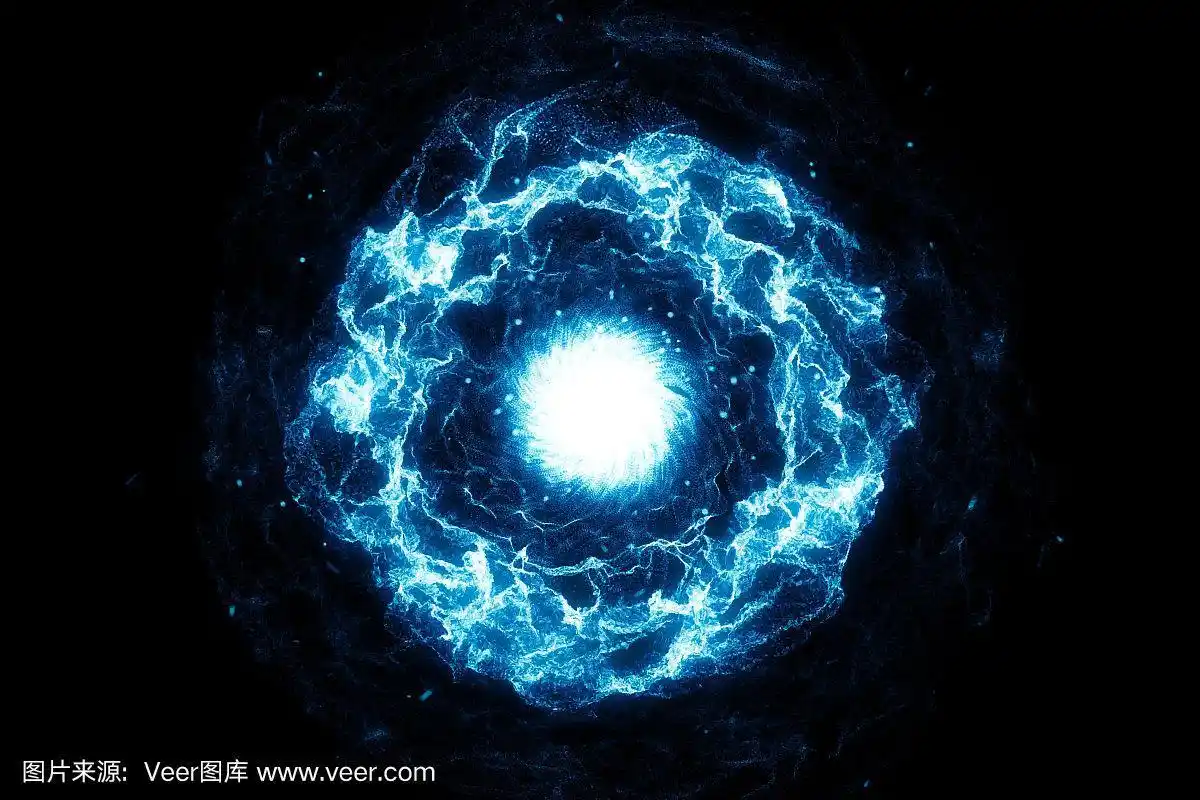 蓝色火焰的特殊背景,燃烧的形状