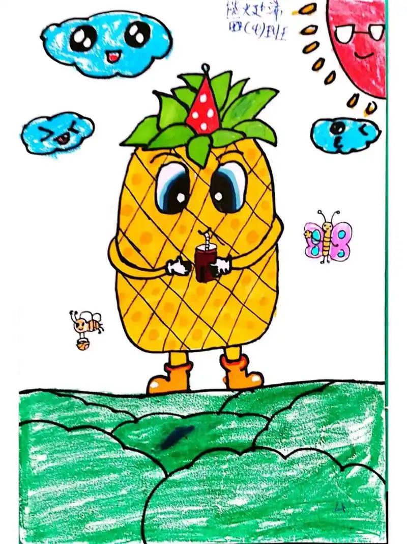 四年级学生《拟人形象》作品 四年级学生《拟人形象》作品