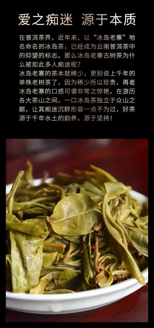 2021头春预售 冰岛老寨古树纯料单株老茶鬼级茶叶普洱茶生茶200g