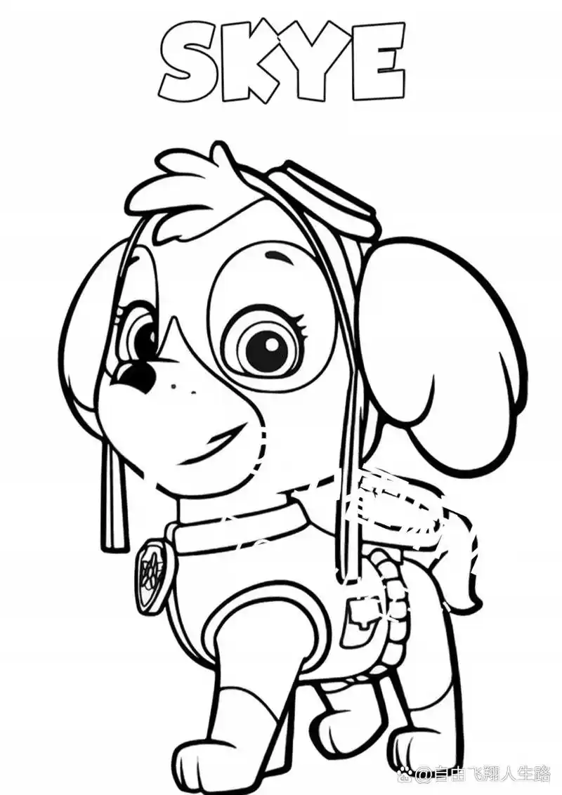 97汪汪队狗狗简笔画来啦~ 喜欢汪汪队狗狗的宝贝们是不是也喜欢狗狗