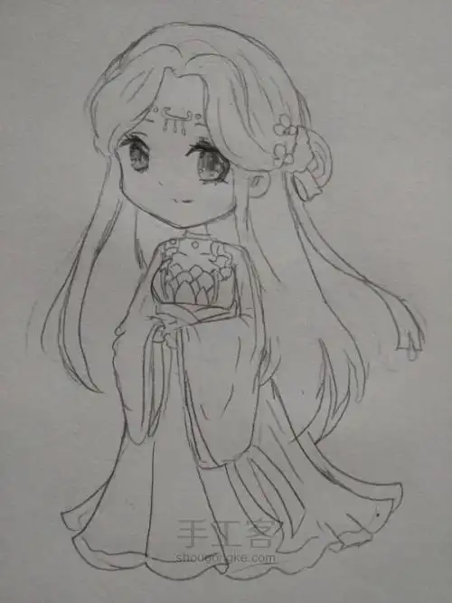 奇迹暖暖简笔画步邹