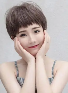 女bobo韩国波波头蓬松自然圆脸假发