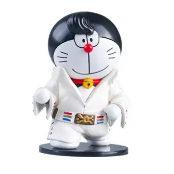 卡通多啦a梦复仇者联盟蝙蝠侠钢铁侠汽车载车内装饰用品摆件创意 猫王