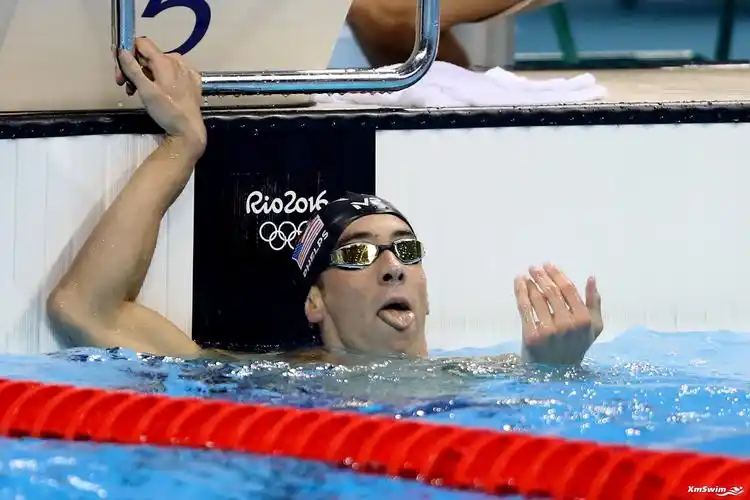 2016年奥运会迈克尔菲尔普斯蝶泳黄金照片库