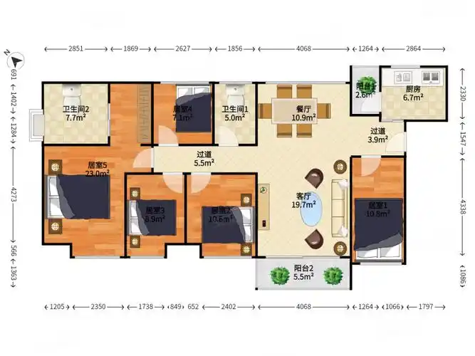 壹成中心第九区 医疗配套成熟 南北通透 商圈成熟 近地铁