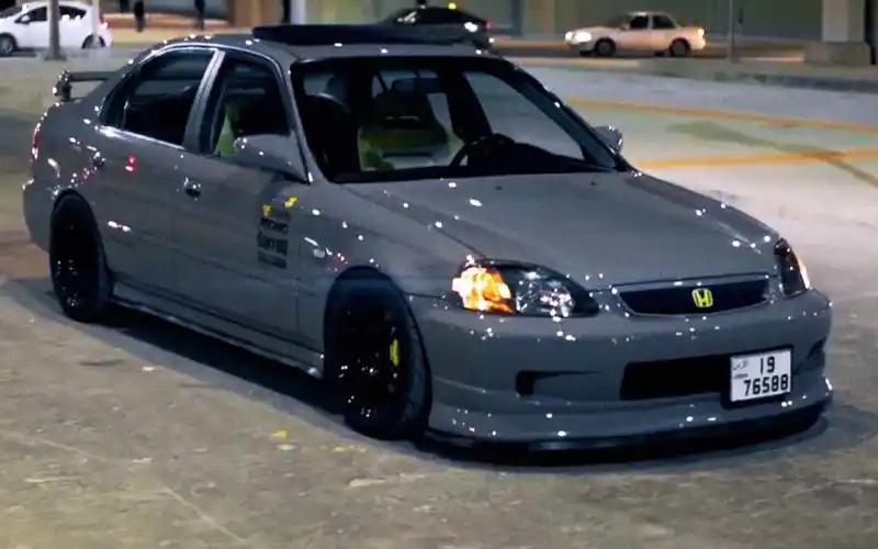 【jdm】本田 思域 涡轮增压 b18c 战斗灰_哔哩哔哩_bilibili