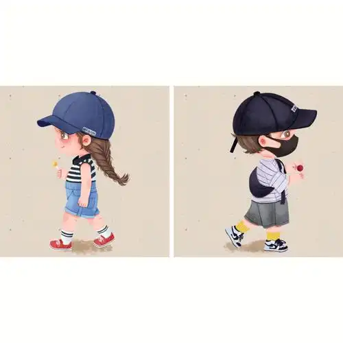 q版情侣头像更新