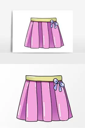 卡通短裙