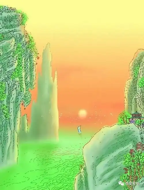 【诗溢西夏】《望天门山》_长江