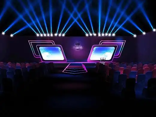 舞美舞台效果图 灯光 走秀 t台