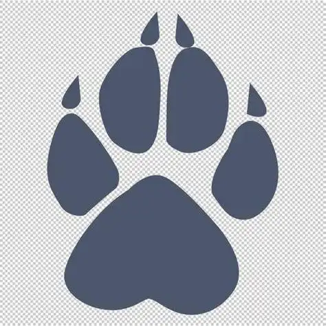 脚印简笔画动物脚印简笔画