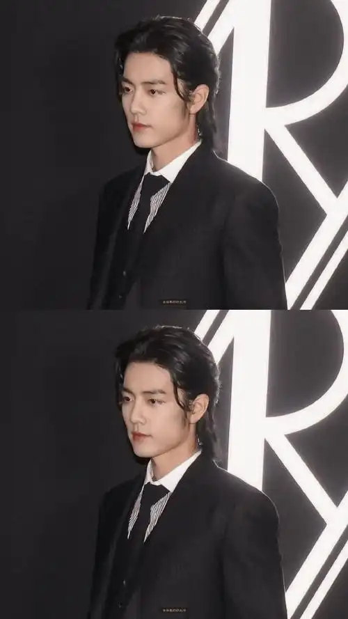 肖战长发背头##肖战 拉夫劳伦香氛##肖战