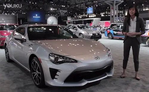 车展实拍2017款丰田86