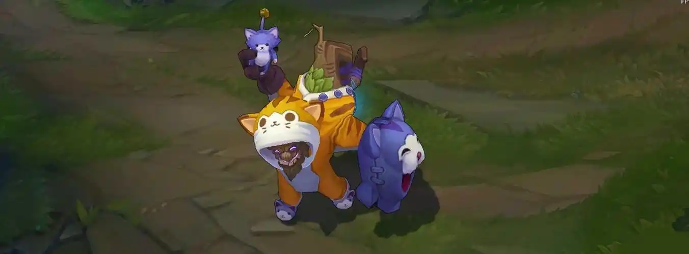 愚人节茂凯 lol大树新皮肤展示