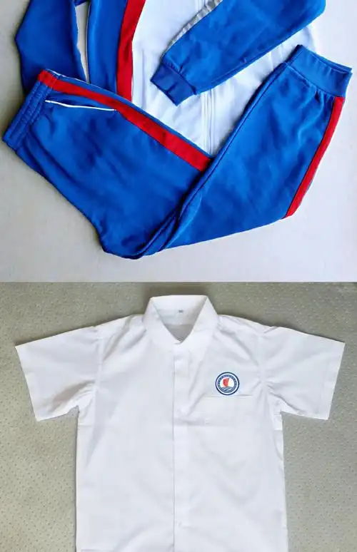 新款东莞高中校服第七中学高中纯全棉运动校服夏冬季装 七中厚长 155