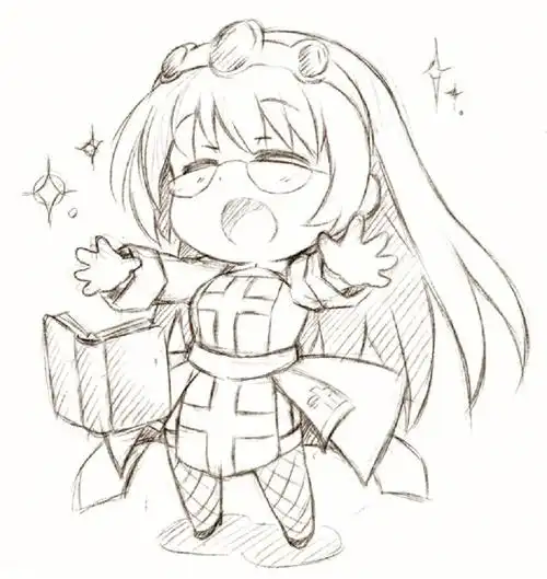 可爱的q版线稿基础临摹