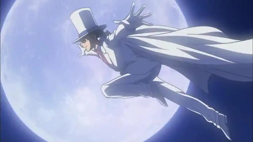 怪盗基德白色晚礼服高清桌面壁纸