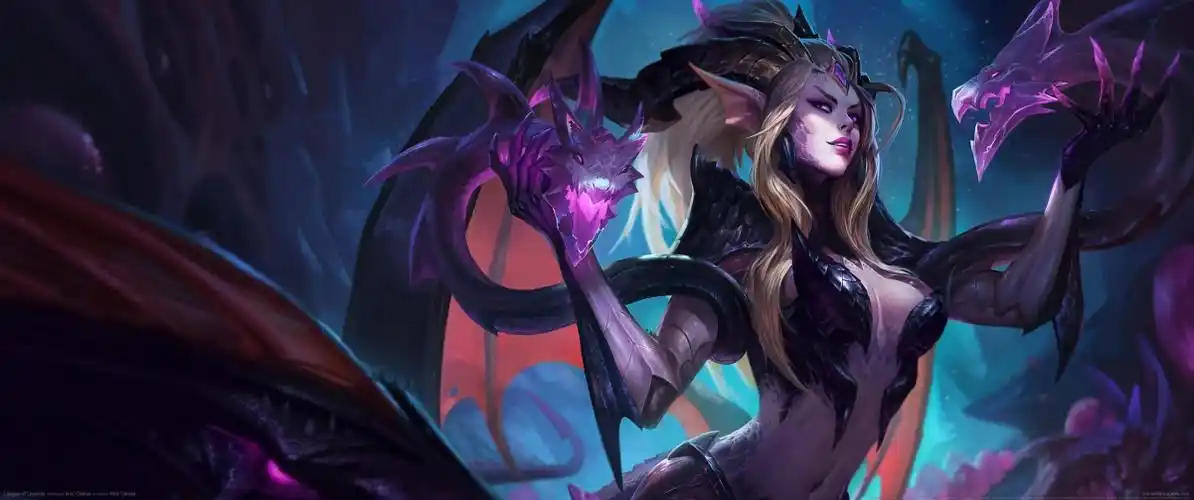 荆棘之兴婕拉史诗皮肤 驯龙女巫3440x1440壁纸_4k游戏图片高清壁纸