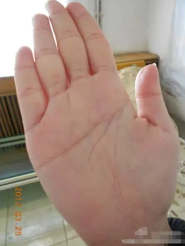 麻烦哪位会看手相的给咱看看手相,本人女,24岁