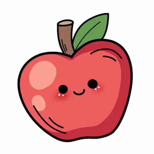🎨绘画小课堂|红苹果🍎简笔画分享