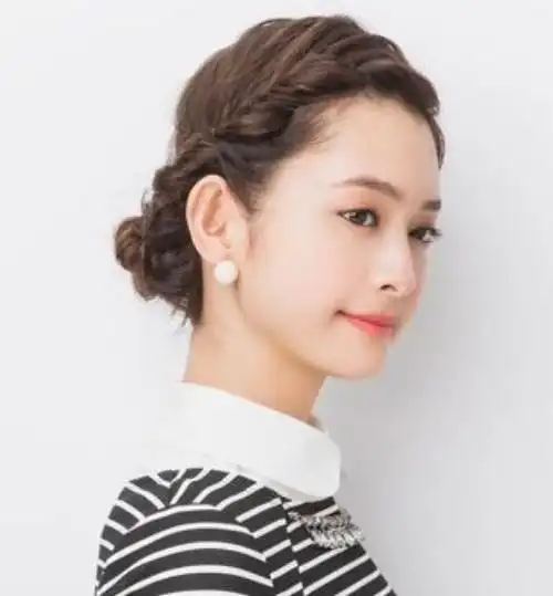 好看的盘发发型