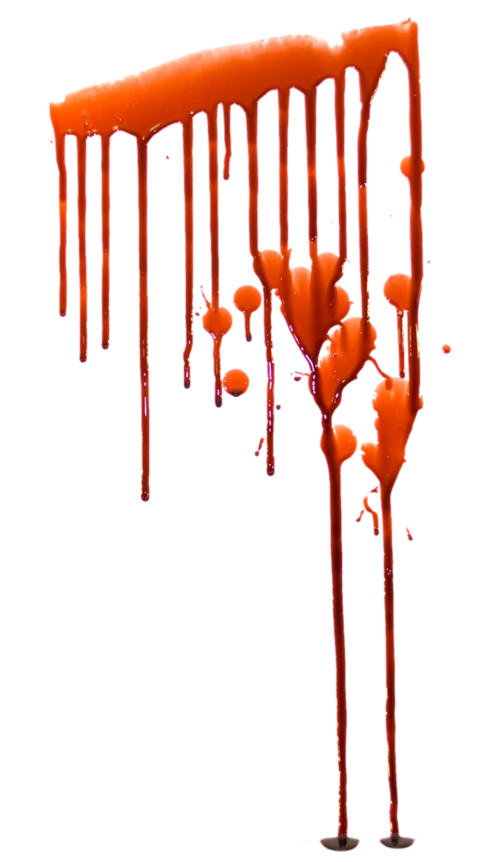 血迹png素材真实喷溅血液手印恐怖特效合成海报元素免抠素材 #血迹png