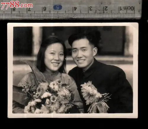 五十年代结婚照-se35659677-老照片-零售-7788收藏__中国收藏热线