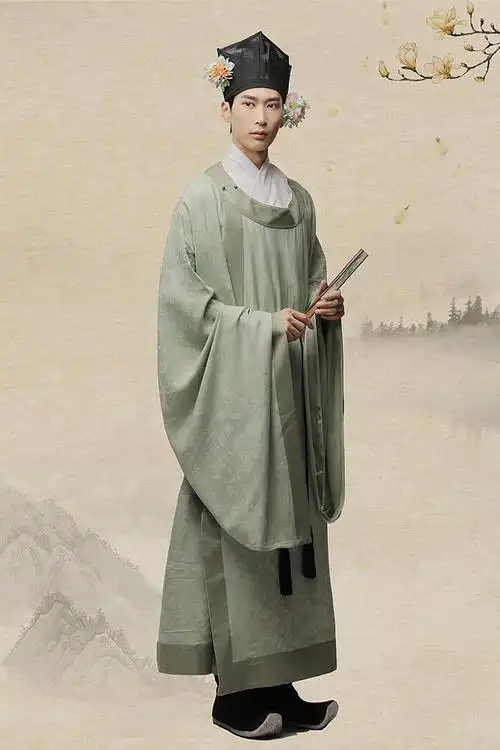 大宋人物谱陆游花朝记原创汉服宋制复原放量襕衫春秋款男装淘宝网