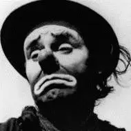 悲伤的小丑头像黑白伤感的绝望到死微信头像图片