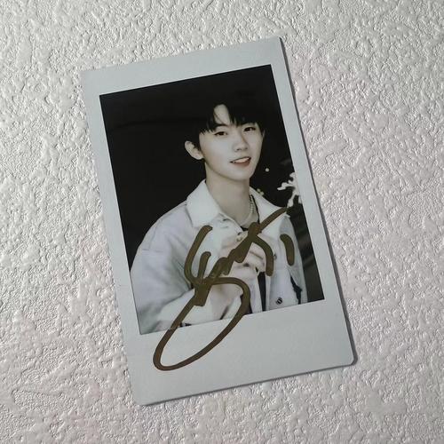 友铭斯tnt时代少年团签名拍立得 刘耀文宋亚轩马嘉祺周边现货礼物