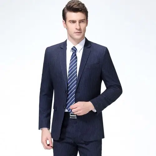 花公子品牌男装西服春秋新款羊毛西装便服中年商务休闲单西外套簿