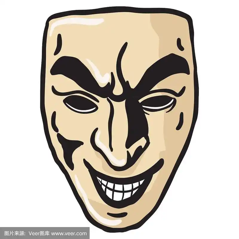 邪恶的微笑面具