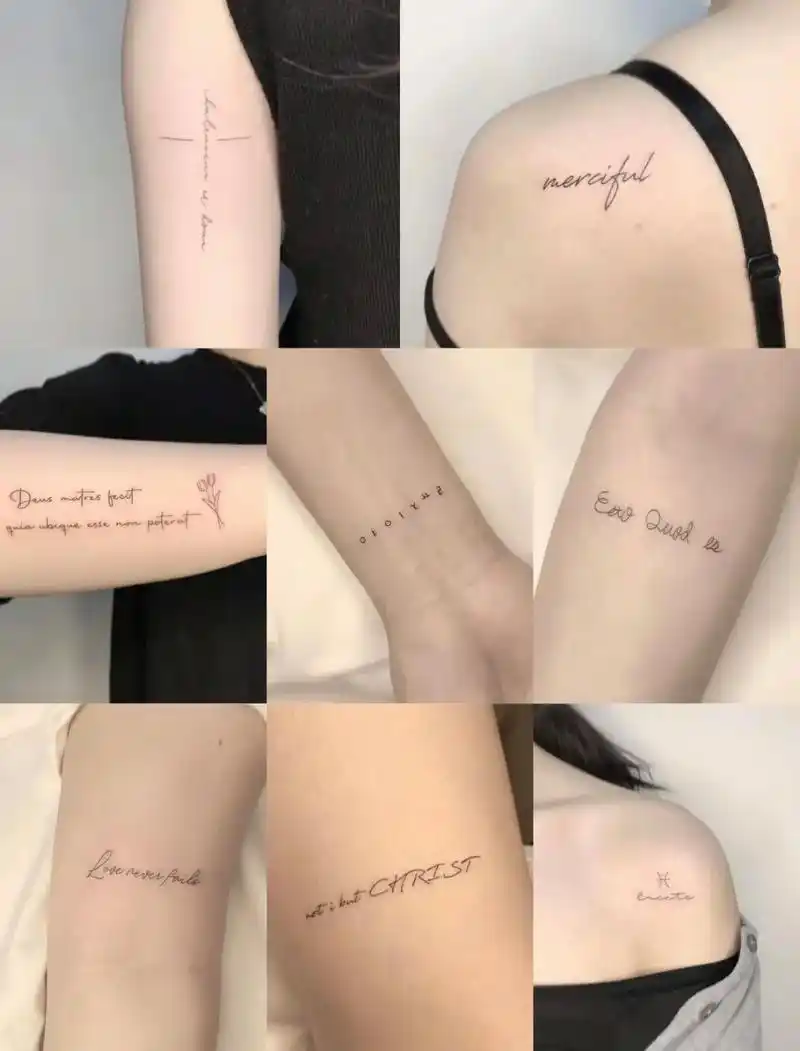 字母小图大合集男生女生纹身图案小清新