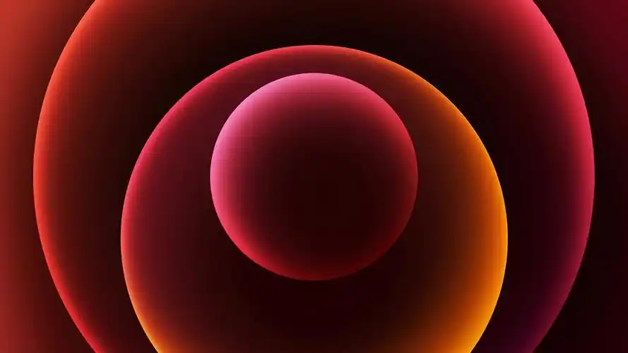 iphone 12红色高清壁纸