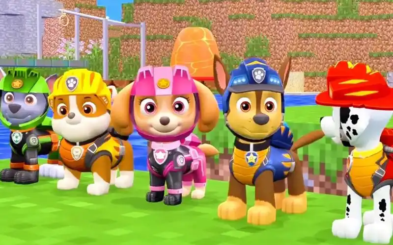 儿童动画:路马和阿奇还有毛毛一起玩汪汪队大冒险,卡通益智动画